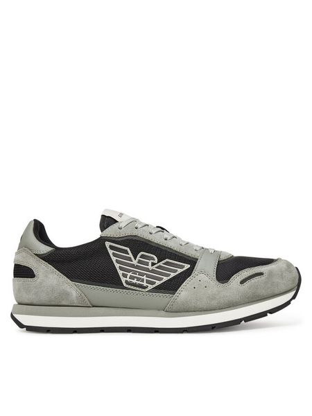 Emporio Armani Sneakersy X4X537 XN730 U549 Szary. Szare buty sportowe na co dzień męskie Emporio Armani, m, bez wzorów, z materiału, bez ramiączek, bez kaptura. Za 669.99 zł.