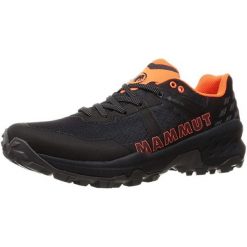 Buty trekkingowe męskie Mammut Sertig II Low GTX. Czarne buty trekkingowe męskie Mammut, bez wzorów, bez zapięcia, trekkingowe. Za 579.99 zł.