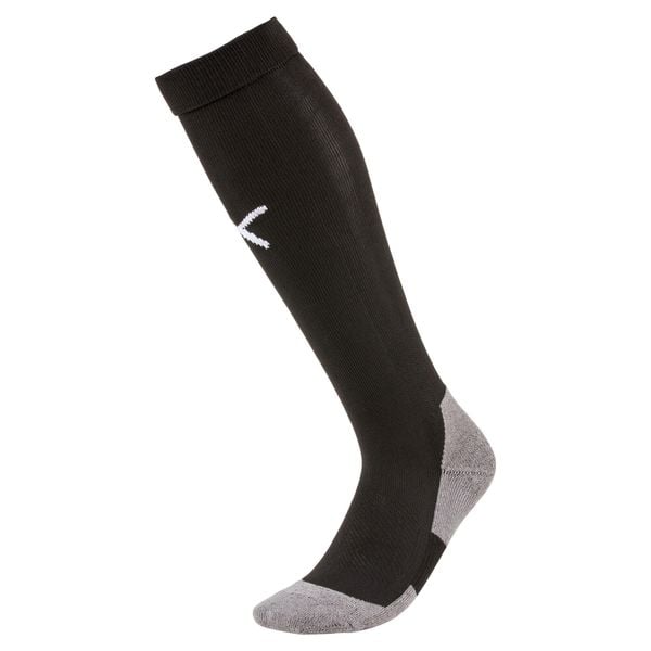 Getry piłkarskie Puma Liga Core Socks. Białe legginsy męskie Puma, bez wzorów, do piłki nożnej. Za 39.00 zł.