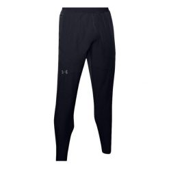 Spodnie dresowe slim fit Under Armour Flex Woven. Czarne spodnie dresowe męskie Under Armour, bez wzorów, z dresówki. Za 420.00 zł.