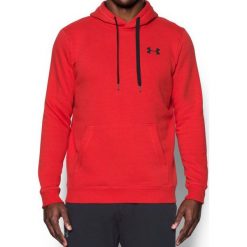 Under Armour Bluza męska Rival Fitted Pull Over czerwona r. 2XL (1302292-600). Czerwone bluzy bez kaptura męskie marki Under Armour, m. Za 173.24 zł.