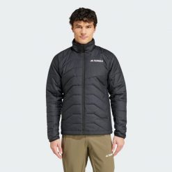Kurtka Terrex Multi Synthetic Insulated. Czarne kurtki męskie ADIDAS, xl, bez wzorów, z materiału, sportowe, bez ramiączek, bez kaptura. Za 569.00 zł.