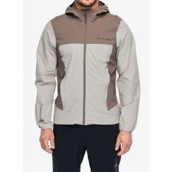 Kurtka softshell Columbia Heather Canyon II Hooded Jacket. Szare kurtki softshell męskie Columbia, bez wzorów, z softshellu, bez kaptura, trekkingowe. Za 451.49 zł.
