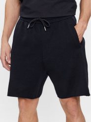 Armani Exchange Szorty sportowe 3DZSLA ZJLGZ 1583 Granatowy Regular Fit. Niebieskie szorty sportowe męskie Armani Exchange, bez wzorów, z syntetyku, sportowe. Za 279.99 zł.