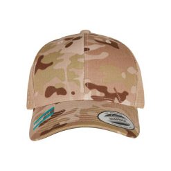 Czapka Flexfit retro multicam®. Brązowe czapki męskie FLEXFIT, bez wzorów, retro. Za 129.00 zł.