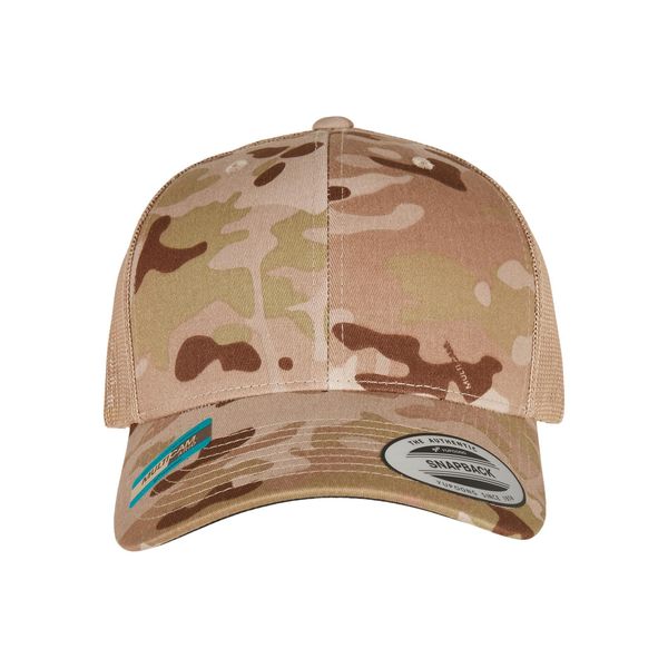 Czapka Flexfit retro multicam®. Brązowe czapki męskie FLEXFIT, bez wzorów, retro. Za 137.50 zł.