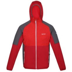 Męska Kurtka Softshell Attare - 3XL, Odporny na Wiatr i Oddychający. Czerwone kurtki męskie Regatta, m, bez wzorów, z softshellu, sportowe, bez ramiączek, bez kaptura. Za 229.99 zł.