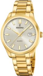 Zegarek męski Festina F20740-1 złoty. Żółte zegarki męskie Festina, złote. Za 659.00 zł.