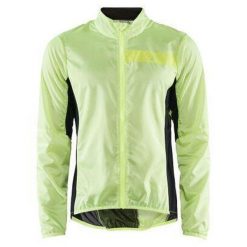 Windbreaker Craft Essence Light Wind. Zielone kurtki outdoor męskie Craft, l, bez wzorów, z syntetyku, bez kaptura, rowerowe. Za 428.00 zł.