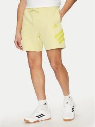 Adidas Szorty sportowe Future Icons 3-Stripes JD4883 Żółty Regular Fit. Żółte szorty sportowe męskie ADIDAS, bez wzorów, z bawełny, sportowe. Za 129.99 zł.
