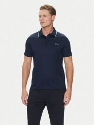 Paul&Shark Polo 25411301 Granatowy Regular Fit. Niebieskie koszulki polo męskie PAUL&SHARK, m, bez wzorów, z bawełny, bez kołnierzyka, bez ramiączek. Za 579.99 zł.