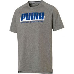 Puma Koszulka Męska Athletics Graphic Tee Medium Gray Heathe Xl. T-shirty sportowe męskie Puma. Za 105.00 zł.