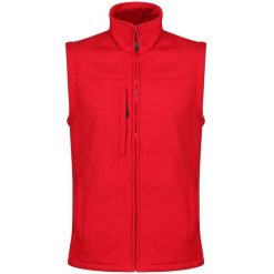 Ocieplana Męska Softshell. Czerwone kurtki softshell męskie Regatta, l, bez wzorów, z softshellu, bez kaptura, trekkingowe. Za 116.99 zł.