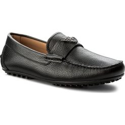 Mokasyny EMPORIO ARMANI - X4B064 XC542 00002 Black. Czarne mokasyny męskie Emporio Armani, ze skóry, bez zapięcia. W wyprzedaży za 819.00 zł.