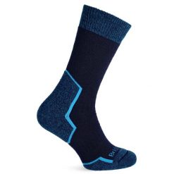 Skarpety trekkingowe męskie Bridgedale Heavyweight Merino Comfort. Niebieskie buty trekkingowe męskie Bridgedale, bez wzorów, bez zapięcia, na fitness i siłownię. Za 81.99 zł.
