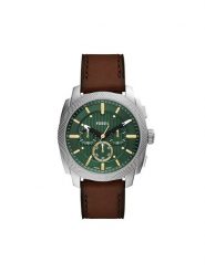 Fossil Zegarek Machine Chronograph FS6100 Brązowy. Brązowe zegarki męskie Fossil. Za 689.99 zł.