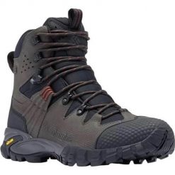 Buty trekkingowe męskie Columbia Geoterra Outdry. Brązowe buty trekkingowe męskie Columbia, bez wzorów, z materiału, za kostkę, bez zapięcia, trekkingowe. Za 852.00 zł.