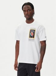 Adidas T-Shirt National Geographic KC2349 Biały Loose Fit. Białe t-shirty sportowe męskie ADIDAS, m, bez wzorów, z syntetyku, sportowe, bez ramiączek. Za 199.99 zł.