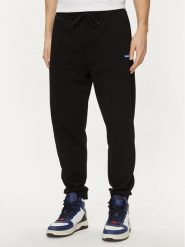 Hugo Spodnie dresowe Napin 50522372 Czarny Regular Fit. Czarne spodnie dresowe męskie Hugo, bez wzorów, z bawełny. Za 309.99 zł.