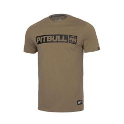 Koszulka sportowa męska Pitbull West Coast T-S Hilltop 170. Brązowe t-shirty sportowe męskie PITBULL, l, bez wzorów, casualowe, bez ramiączek. Za 89.00 zł.