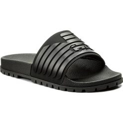 Klapki EMPORIO ARMANI - X4P077 XL273 A039 Black/Black/Black. Klapki i japonki męskie marki Emporio Armani. Za 389.00 zł.