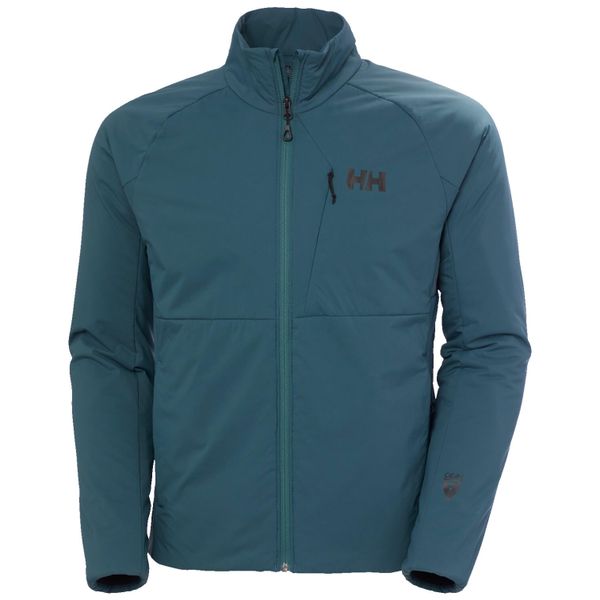 Kurtka turystyczna Helly Hansen Odin Stretch. Niebieskie kurtki męskie Helly Hansen, bez wzorów, sportowe, bez ramiączek, bez kaptura. W wyprzedaży za 957.90 zł.