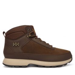 Trekkingi Helly Hansen. Brązowe buty trekkingowe męskie Helly Hansen, bez wzorów, sportowe, bez obcasa, bez zapięcia. Za 479.99 zł.