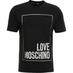 Love Moschino Tshirt z nadrukiem black/silver. Czarne t-shirty męskie Love Moschino, z nadrukiem, z bawełny. Za 359.00 zł.