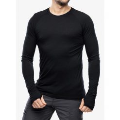 Bluza termoaktywna męska Houdini Desoli Light Crew. Czarne bielizna termoaktywna męska Houdini, l, bez wzorów, bez ramiączek, narciarskie. Za 375.99 zł.
