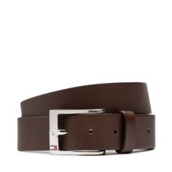 Pasek Męski Tommy Hilfiger. Brązowe paski męskie Tommy Hilfiger, bez wzorów. Za 229.99 zł.
