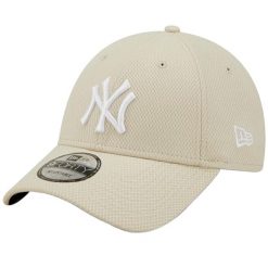 Czapka New Era Ny Yankees, Dla obu płci. Białe czapki męskie New Era, bez wzorów, z poliesteru, sportowe. Za 94.90 zł.