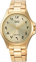 Zegarek Q&Q Zegarek QQ C36A-018P Męski Klasyczny ZŁOTA Tarcza . Żółte zegarki męskie Q&Q, złote. Za 179.00 zł.
