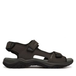 Sandały Josef Seibel. Szare sandały męskie Josef Seibel, bez zapięcia. Za 329.99 zł.