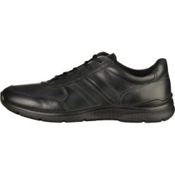 Ecco IRVING Sneakersy niskie black. Czarne buty sportowe na co dzień męskie ecco, z materiału. Za 499.00 zł.