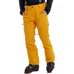 Spodnie narciarskie męskie Teak Pants. Niebieskie spodnie narciarskie i snowboardowe męskie Fundango, bez wzorów, z dresówki, narciarskie. Za 499.90 zł.