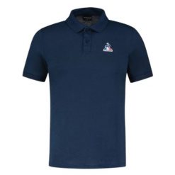 Polo Le Coq Sportif Essentiels. Niebieskie koszulki polo męskie le coq sportif, m, bez wzorów, bez kołnierzyka, bez ramiączek. Za 260.00 zł.