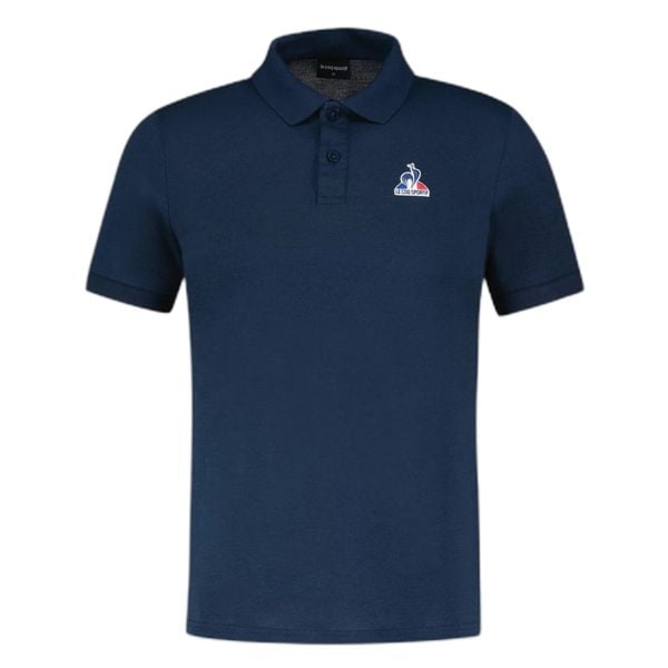 Polo Le Coq Sportif Essentiels. Niebieskie koszulki polo męskie le coq sportif, m, bez wzorów, bez kołnierzyka, bez ramiączek. Za 262.50 zł.