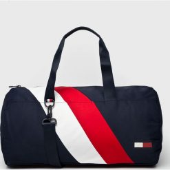 Tommy Hilfiger - Torba. Szare torby męskie na ramię marki Tommy Hilfiger, w paski, z materiału, casualowe. Za 539.90 zł.