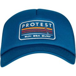 Czapka z daszkiem męska PROTEST PRTPlea. Niebieskie czapki męskie Protest, bez wzorów, sportowe. W wyprzedaży za 107.99 zł.