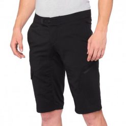 Szorty rowerowe męskie 100% Ridecamp Short. Czarne szorty sportowe męskie 100%, bez wzorów, sportowe. Za 198.99 zł.