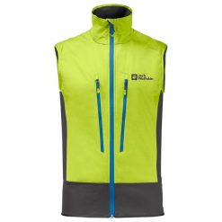 Kamizelka turystyczna męska Jack Wolfskin Alpspitze softshell. Zielone kamizelki męskie Jack Wolfskin, l, z poliamidu, bez kaptura. W wyprzedaży za 408.00 zł.