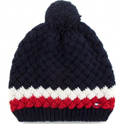 Czapka TOMMY HILFIGER - Bubble Beanie AM0AM03991 901. Niebieskie czapki męskie Tommy Hilfiger, z materiału. Za 229.00 zł.