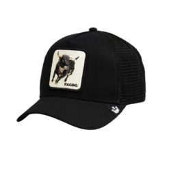 Czapka z daszkiem Goorin Bros. Road Rage Trucker 101-0211-BLK. Czarne czapki męskie Goorin Bros, bez wzorów, sportowe. Za 189.00 zł.