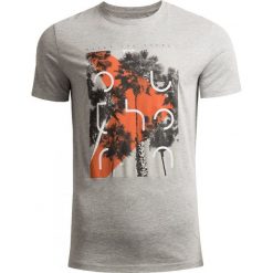 T-shirt męski TSM625 - chłodny jasny szary melanż - Outhorn. T-shirty męskie marki Outhorn. Za 49.99 zł.