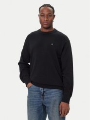 Calvin Klein Jeans Sweter LV04RC309G Czarny Regular Fit. Czarne kardigany męskie Calvin Klein Jeans, m, bez wzorów, z bawełny, bez ramiączek. Za 389.99 zł.