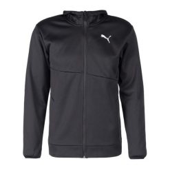 Bluza treningowa męska PUMA Train All Day Pwr Fleece. Czarne bluzy nierozpinane męskie Puma, m, bez wzorów, sportowe, bez ramiączek, bez kaptura. Za 129.99 zł.