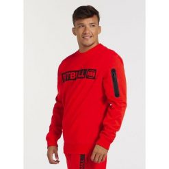 Bluza męska Pitbull Beyer. Czerwone bluzy nierozpinane męskie PITBULL, m, bez wzorów, sportowe, bez ramiączek, bez kaptura. Za 239.00 zł.