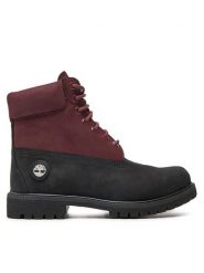 Timberland Trapery 6 In Premium TB0A2P6WEJE1 Bordowy. Czerwone buty zimowe męskie Timberland, bez wzorów, z nubiku, bez obcasa, bez zapięcia. Za 659.99 zł.