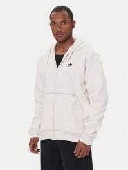 Adidas Bluza Essentials Trefoil JW0968 Écru Regular Fit. Bluzy rozpinane męskie ADIDAS, l, bez wzorów, z bawełny, bez ramiączek, bez kaptura. Za 299.99 zł.