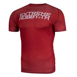 Koszulka Techniczna Sportowa Męska EXTREME HOBBY TRACE. Czerwone t-shirty sportowe męskie EXTREME HOBBY, m, bez wzorów, z elastanu, sportowe, bez ramiączek. Za 149.00 zł.